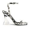 Sandals * | Hot Sale Raye Plexy Heel In Black & White