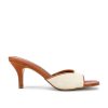 Mules * | Discount Raye Vanity Heel In Natural