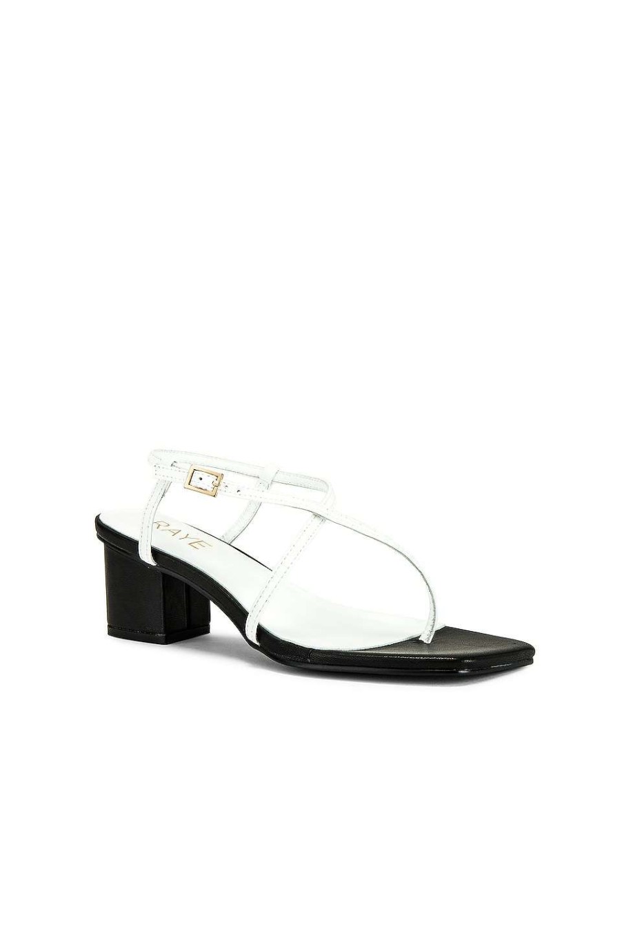 Sandals * | Buy Raye Gaia Heel In White