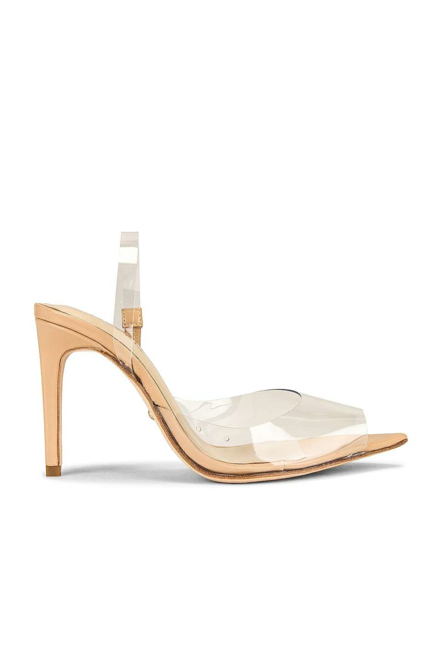 Booties * | Best Reviews Of Raye Midi Heel In Nude