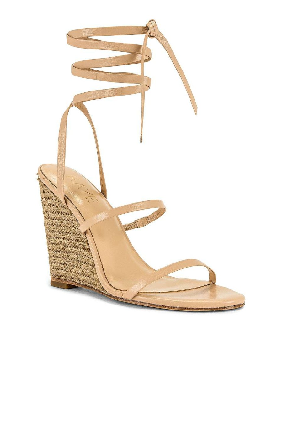 Booties * | Promo Raye Naya Wedge In Nude