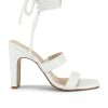 Sandals * | Buy Raye Cherry Heel In Bone White